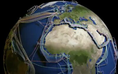 Así es la espectacular recreación 3D del mapa del entramado submarino de fibra óptica