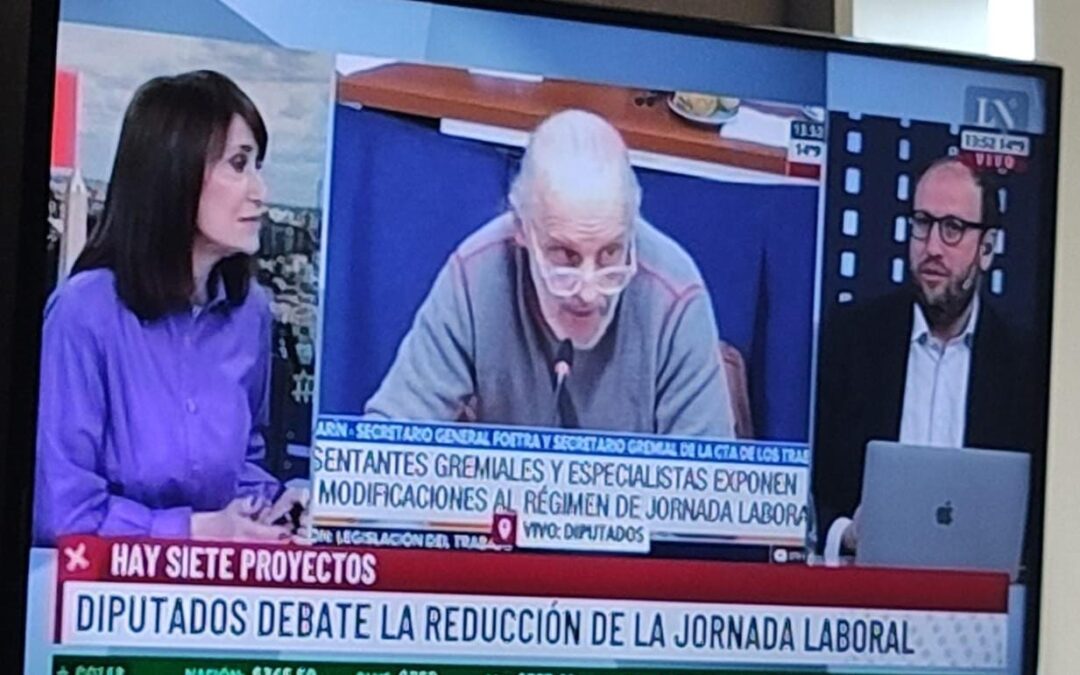 Claudio Marín en el Congreso en defensa de la reducción horaria de la jornada laboral