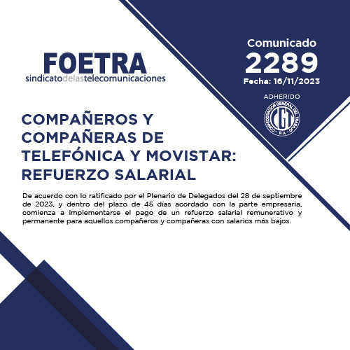 Comunicado 2289