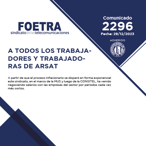 Comunicado 2296