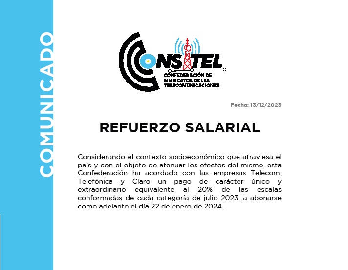 Comunicado de CONSITEL