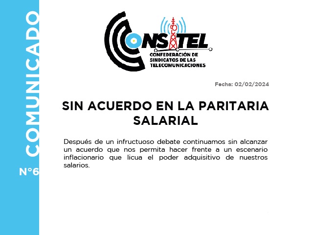 Comunicado de la CONSITEL