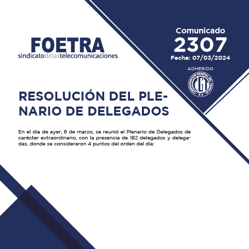 Comunicado 2307