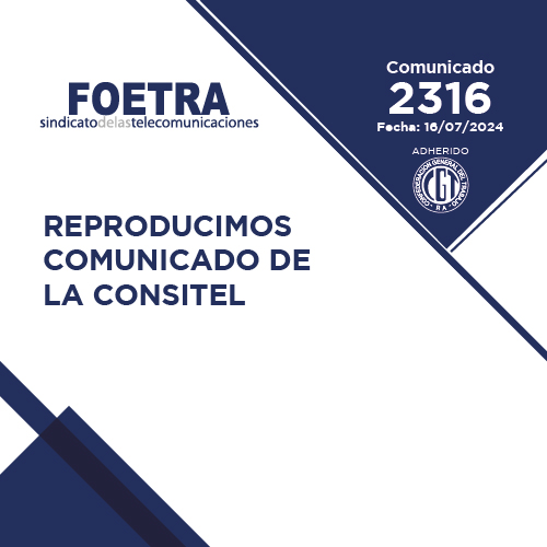 Comunicado 2316